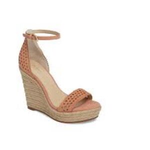 Botkier Jamie Leather Wedge Sandals NEW,‎ Size 8